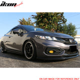 2014-2015 Honda Civic 2DR Painted Taffeta White # NH578 Front Splitter