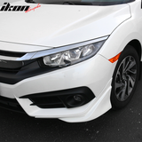 2016-2018 Honda Civic Coupe Sedan Front Bumper Lip Splitter