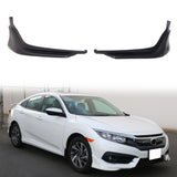 2016-2018 Honda Civic Coupe Sedan Front Bumper Lip Splitter