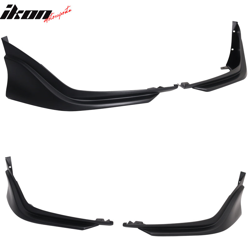 2016-2018 Honda Civic Coupe Sedan Front Bumper Lip Splitter