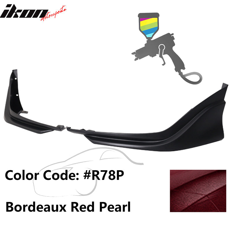 2016-2018 Honda Civic Coupe Sedan Front Bumper Lip Splitter