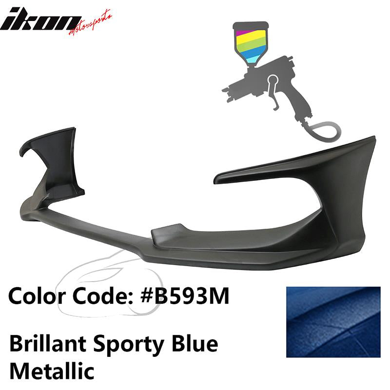 2016-2018 Honda Civic Coupe Sedan AVS Style Painted Front Bumper Lip