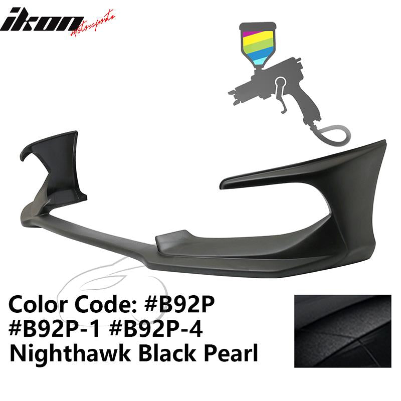 2016-2018 Honda Civic Coupe Sedan AVS Style Painted Front Bumper Lip
