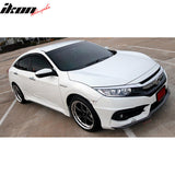 2016-2018 Honda Civic Coupe Sedan AVS Style Painted Front Bumper Lip