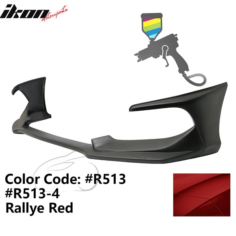 2016-2018 Honda Civic Coupe Sedan AVS Style Painted Front Bumper Lip