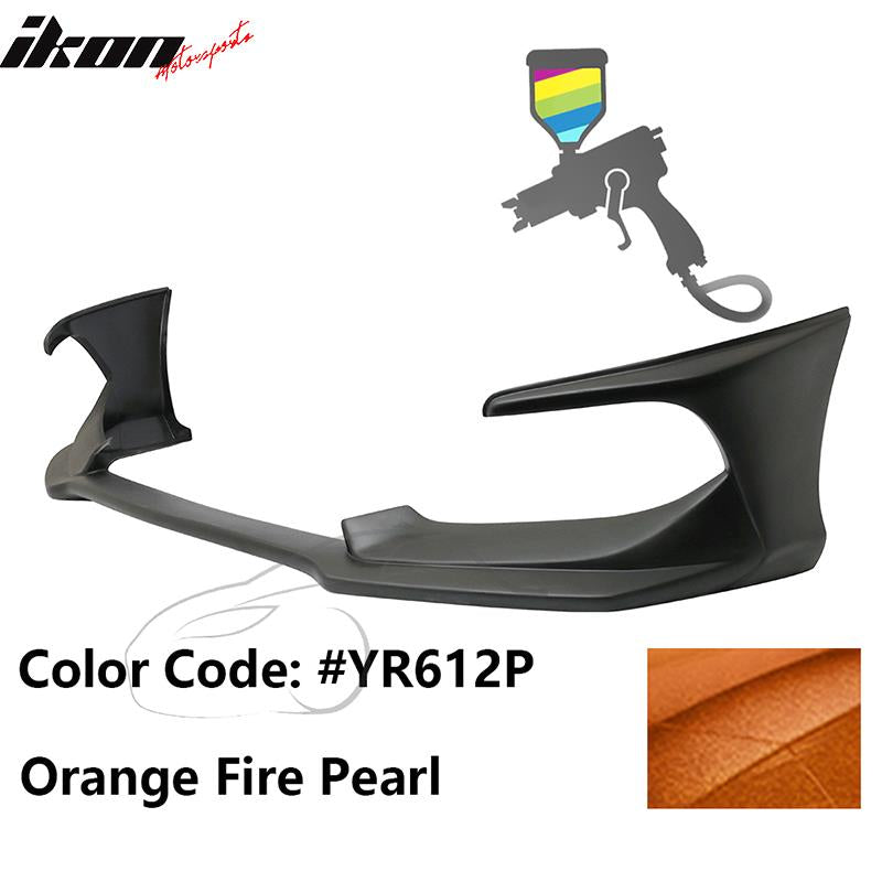 2016-2018 Honda Civic Coupe Sedan AVS Style Painted Front Bumper Lip