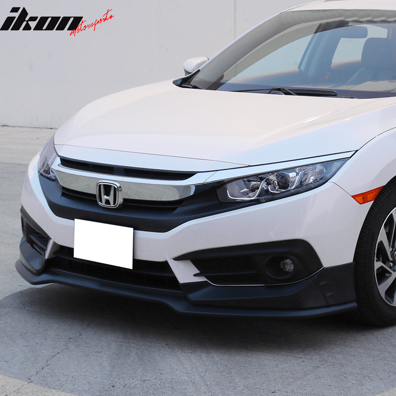 2016-2018 Honda Civic Mugen Style Front Bumper Lip PP