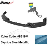 2017-2021 Honda Civic Hatchback IKON Style 3PCS Front Bumper Lip PP