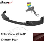 2017-2021 Honda Civic Hatchback IKON Style 3PCS Front Bumper Lip PP