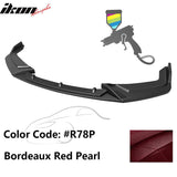 2017-2021 Honda Civic Hatchback IKON Style 3PCS Front Bumper Lip PP