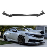 2019-2021 Honda Civic Sedan IKFM Style Front Bumper Lip Spoiler PU
