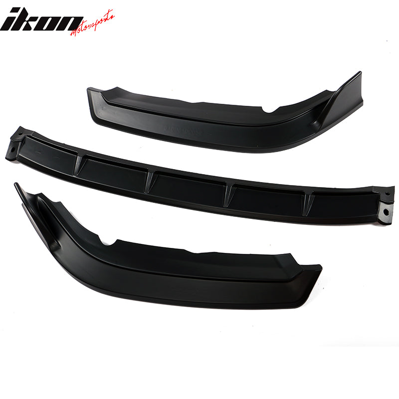 2019-2021 Honda Civic IKON Style Front Bumper Lip Splitter Spolier PU