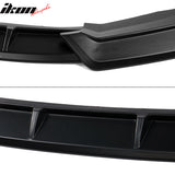 2019-2021 Honda Civic IKON Style Front Bumper Lip Splitter Spolier PU