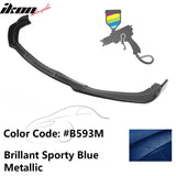 2019-2021 Honda Civic IKON V4 Style Front Bumper Lip Chin Spoiler 1PC