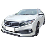 2019-2021 Honda Civic IKON V4 Style Front Bumper Lip Chin Spoiler 1PC