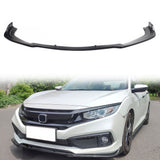 2019-2021 Honda Civic IKON V4 Style Front Bumper Lip Chin Spoiler 1PC