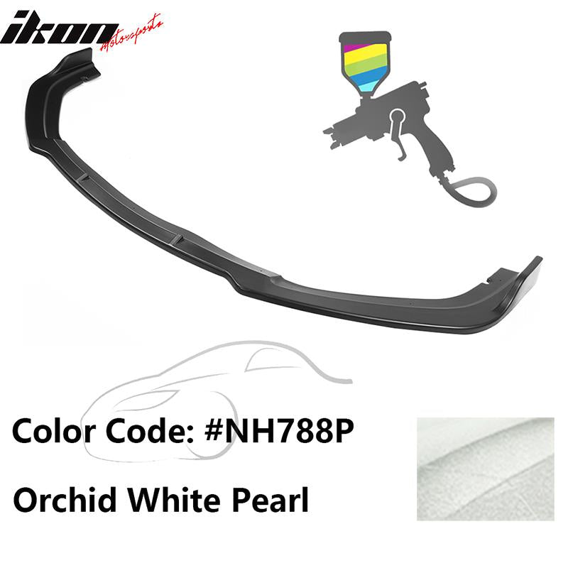 2019-2021 Honda Civic IKON V4 Style Front Bumper Lip Chin Spoiler 1PC