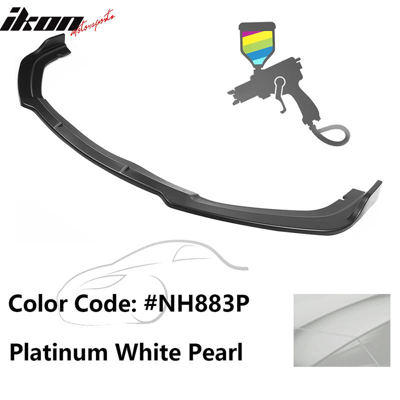 2019-2021 Honda Civic IKON V4 Style Front Bumper Lip Chin Spoiler 1PC