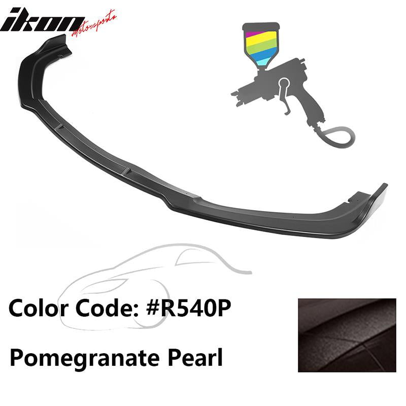 2019-2021 Honda Civic IKON V4 Style Front Bumper Lip Chin Spoiler 1PC