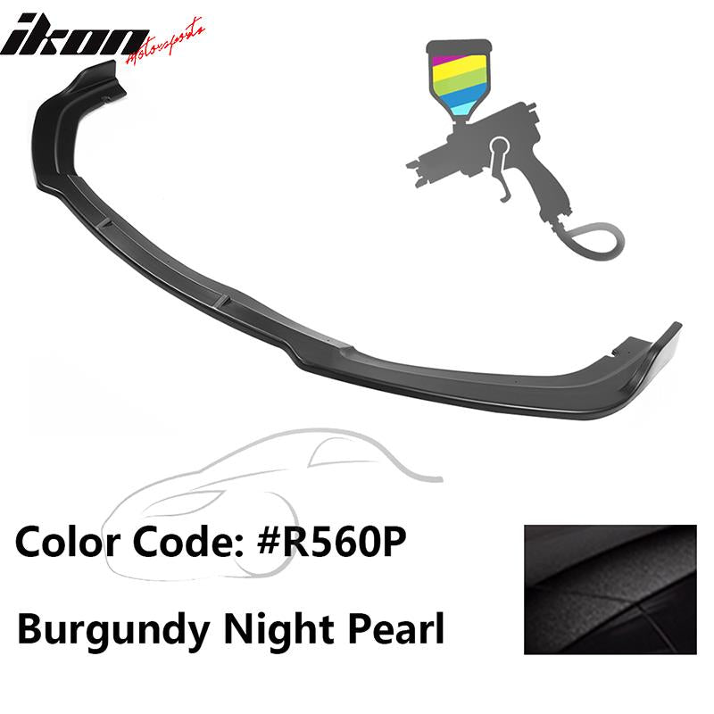 2019-2021 Honda Civic IKON V4 Style Front Bumper Lip Chin Spoiler 1PC