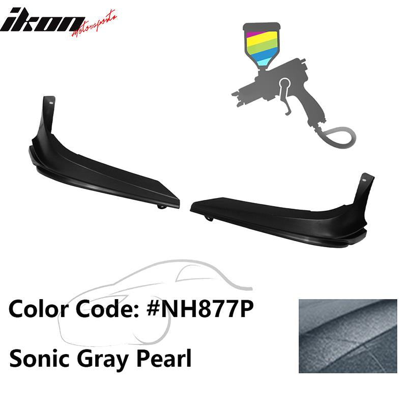 2019-2021 Honda Civic 10TH Gen Modulo Style Front Bumper Lip Splitters