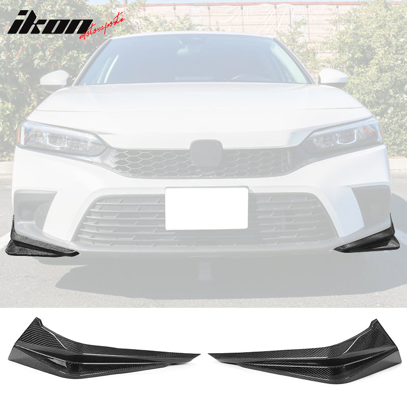 2022-2024 Honda Civic 11th HPD Style 2PC Front Splitters Painted PP