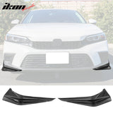 2022-2024 Honda Civic 11th HPD Style 2PC Front Splitters Painted PP