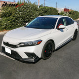 2022-2024 Honda Civic 11th HPD Style 2PC Front Splitters Painted PP