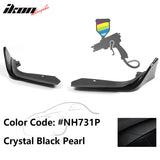 2022-2023 Honda Civic 4DR MD Style Front Bumper Lip Splitter 2PCS PP