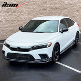 2022-2024 Honda Civic Sedan Hatchback Front Bumper Lip Painted PP