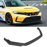 2023-2025 Honda Civic FL5 Type R Matte Black Front Bumper Lip ABS 3PCS