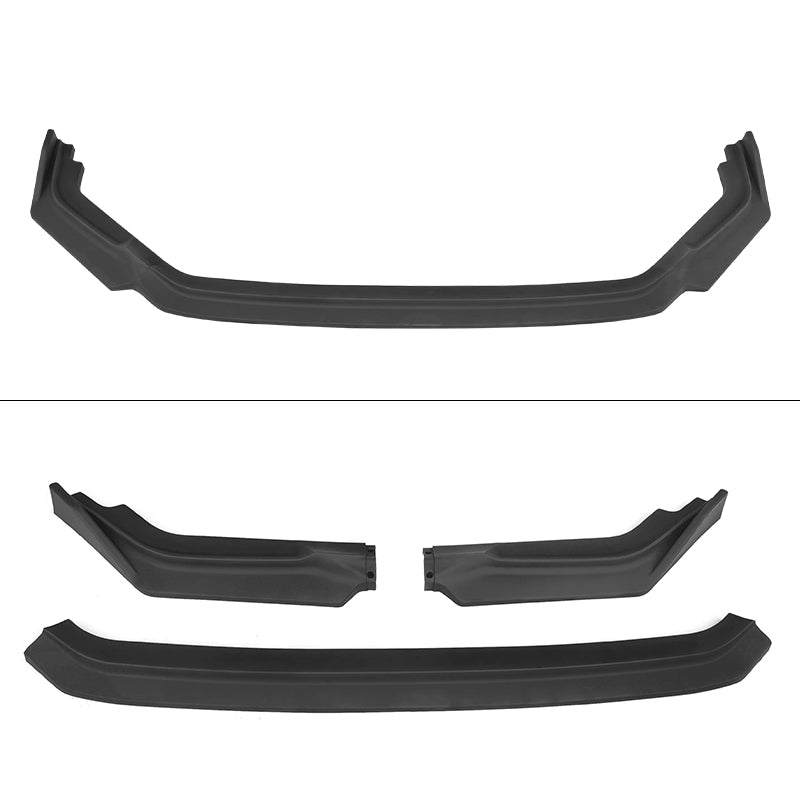 2023-2025 Honda Civic FL5 Type R Matte Black Front Bumper Lip ABS 3PCS