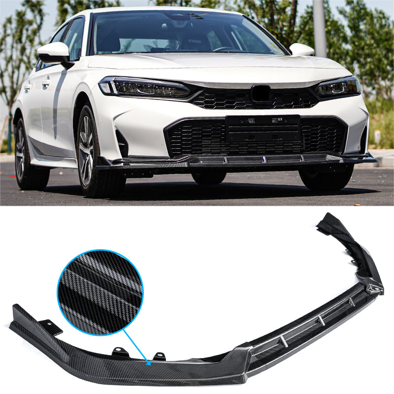 2025–2026 Honda Civic IKON Style 3PCS Front Bumper Lip Splitter PP Body Kit