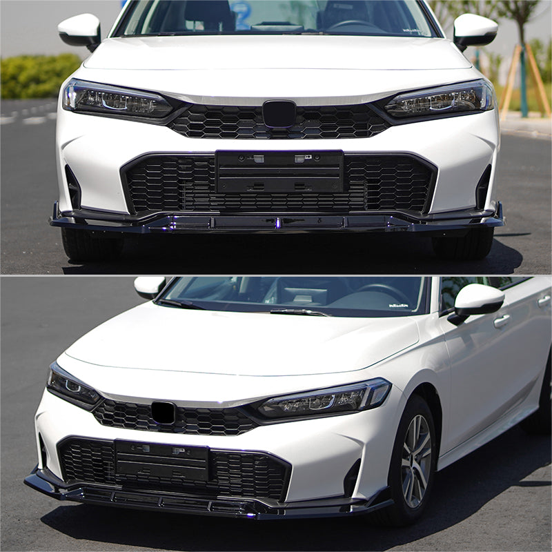2025–2026 Honda Civic IKON Style 3PCS Front Bumper Lip Splitter PP Body Kit