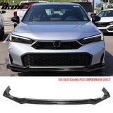 2025-2026 Honda Civic IKFM Style 3PCS Front Bumper Lip Chin Spoiler Unpainted PU