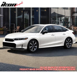 2025-2026 Honda Civic IKFM Style 3PCS Front Bumper Lip Chin Spoiler Unpainted PU