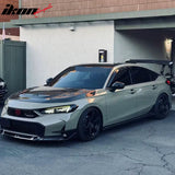 2025-2026 Honda Civic SWA Style Front Bumper Lip Spoiler Gloss Black ABS 5PCS