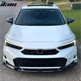 2025-2026 Honda Civic SWA Style Front Bumper Lip Spoiler Primer Black ABS 5PCS