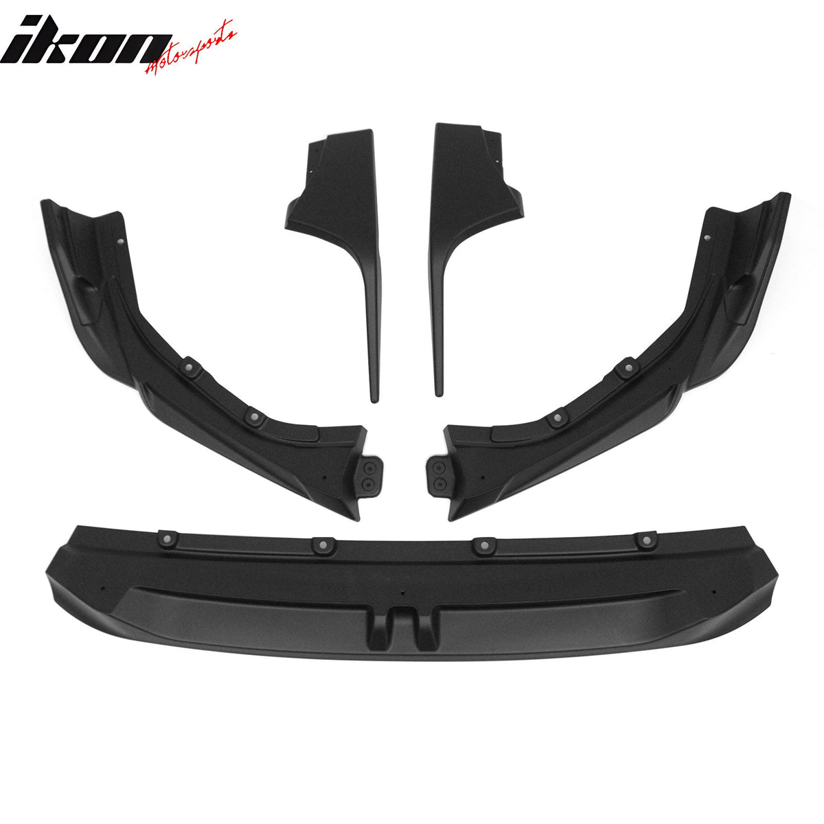 2025-2026 Honda Civic SWA Style Front Bumper Lip Spoiler Primer Black ABS 5PCS