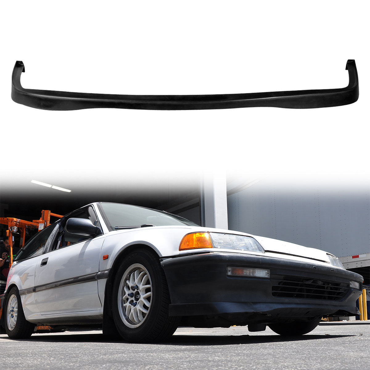 1990-1991 Honda Civic 3Dr HB 4Dr Sedan JDM Style Front Bumper Lip - PU