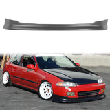 1992-1995 Honda Civic CS Type Front Unpainted Bumper Lip Splitter PU