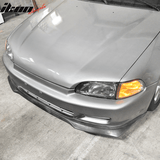 1992-1995 Honda Civic EG Coupe 3Dr HB EVO Style PU Front Bumper Lip