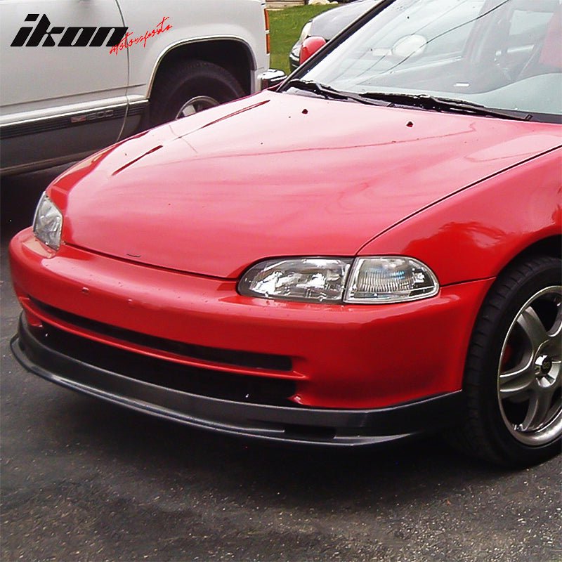 1992-1995 Honda Civic 4-Door Front Bumper Lip Spoiler PU