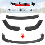 1996-1998 Honda Civic IKON Style Front Bumper Lip Lower Spoiler 3PCS Matte Black PP