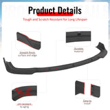 1996-1998 Honda Civic IKON Style Front Bumper Lip Lower Spoiler 3PCS Matte Black PP
