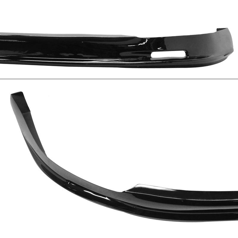 Front Bumper Lip for Honda Civic EK 1996-1998 Mugen Style Painted Black PU