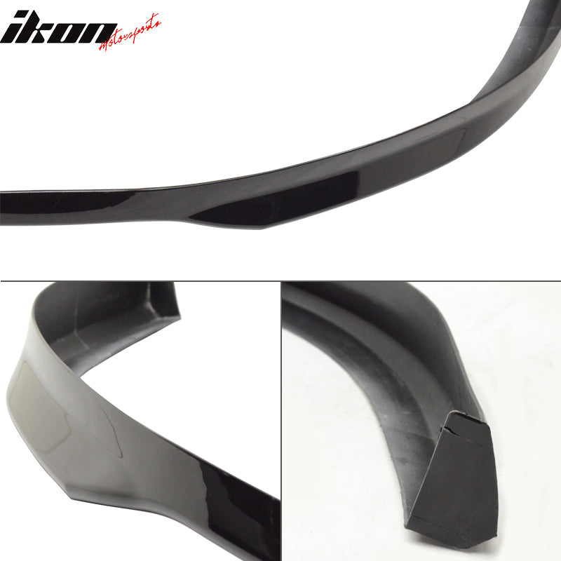 1996-1998 Honda Civic EK 2Dr Type R Painted Black Front Bumper Lip PU