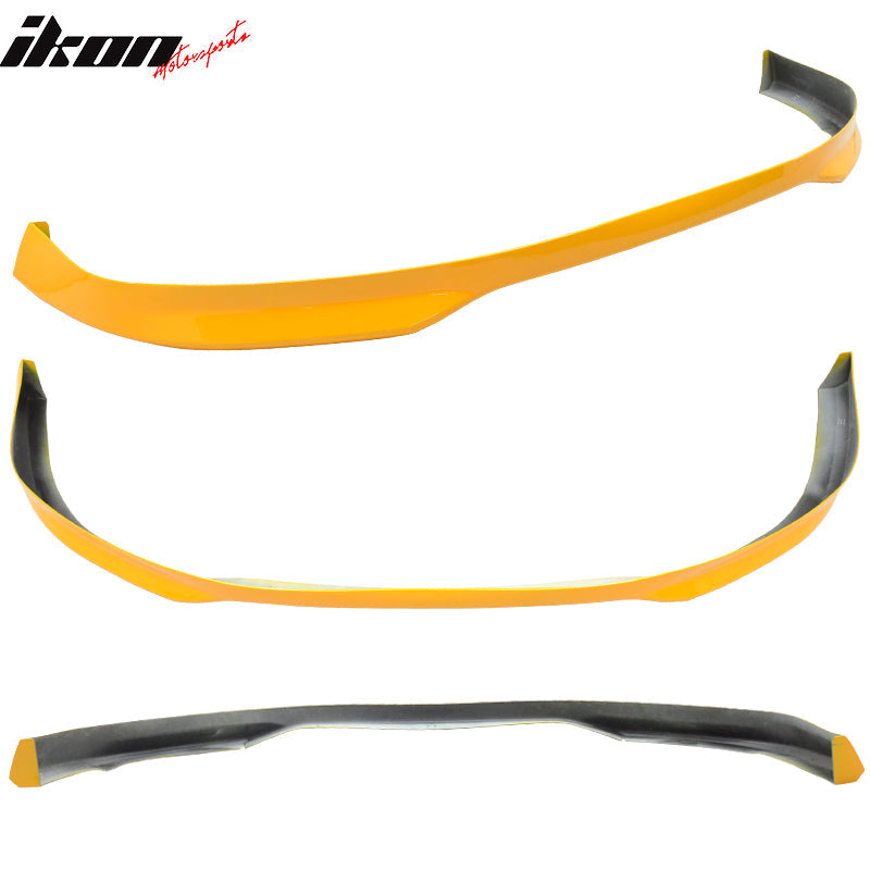 1996-1998 Honda Civic EK 2Dr Type R Painted Orange Front Bumper Lip PU