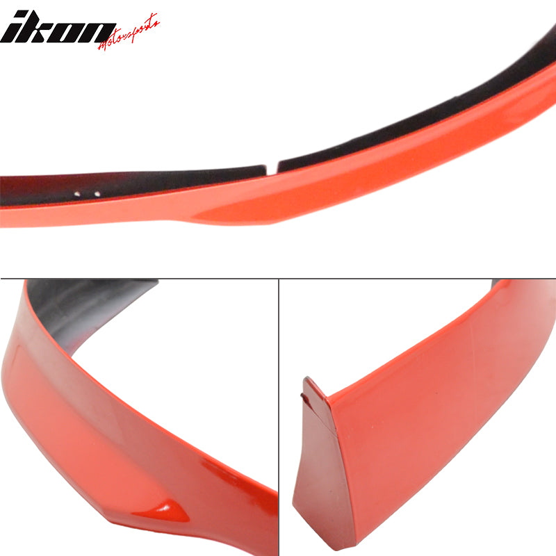 1996-1998 Honda Civic EK T-R Type R Painted Red Front Lip Splitter PU