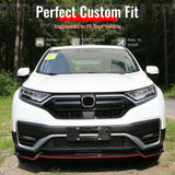 2020-2022 Honda CR-V All Models IKON Style Gloss Black Front Bumper Lip PP 3PCS